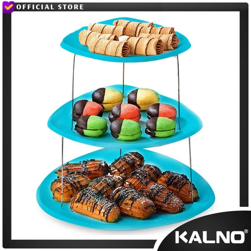 Piring Lipat 3 Tingkat - Twist Fold Party Plates