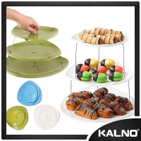 Piring Lipat 3 Tingkat - Twist Fold Party Plates