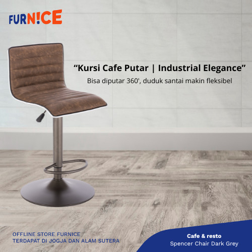 Furnice Spencer Chair Dark Grey