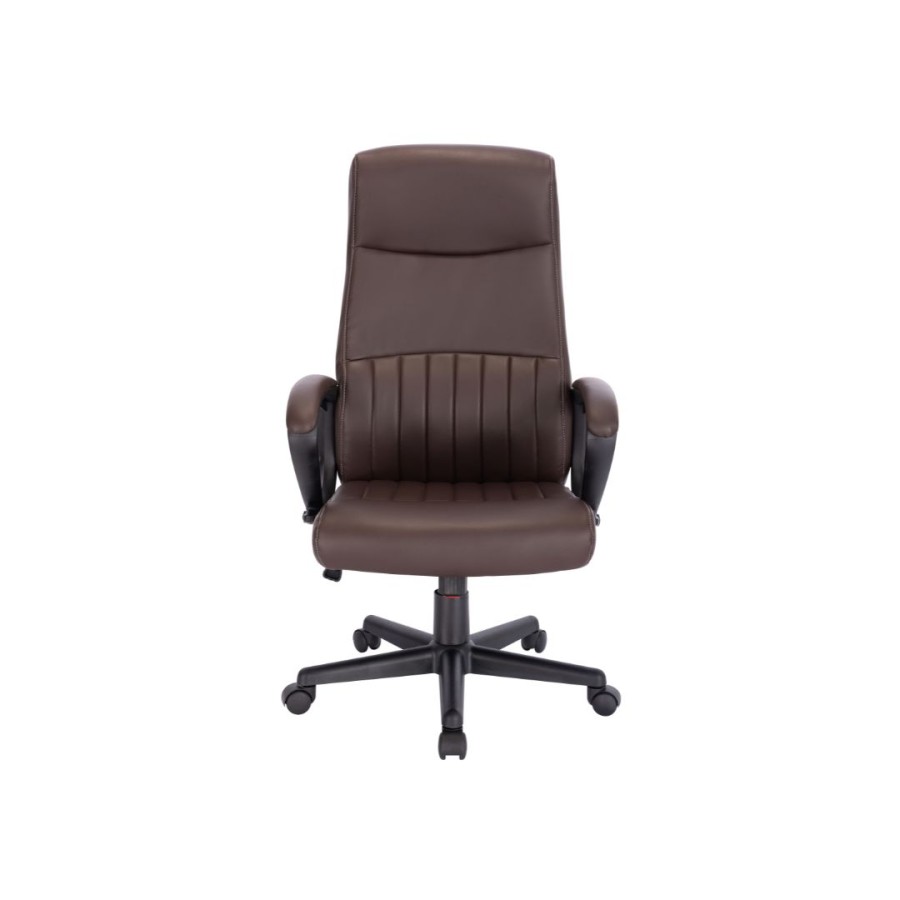 Furnice Sean Office Managerial Chair Brown