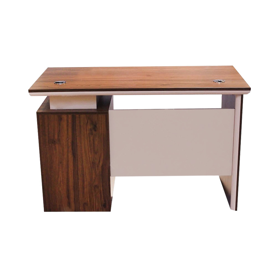Furnice Charlotte Staff Desk Dark Walnut Meja Kantor