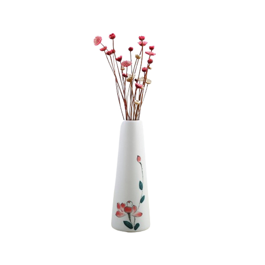Sadie Flower Vase White