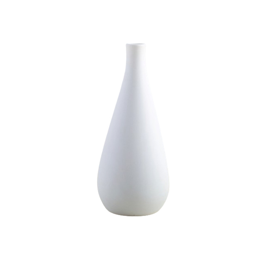 Ivana Vase White Medium