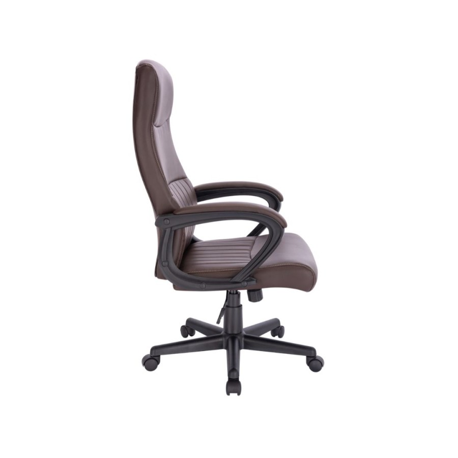 Furnice Sean Office Managerial Chair Brown