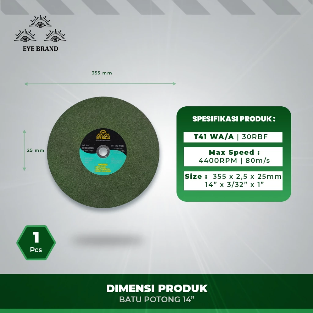 Mata Gerinda Potong Cap Mata 14 Inch