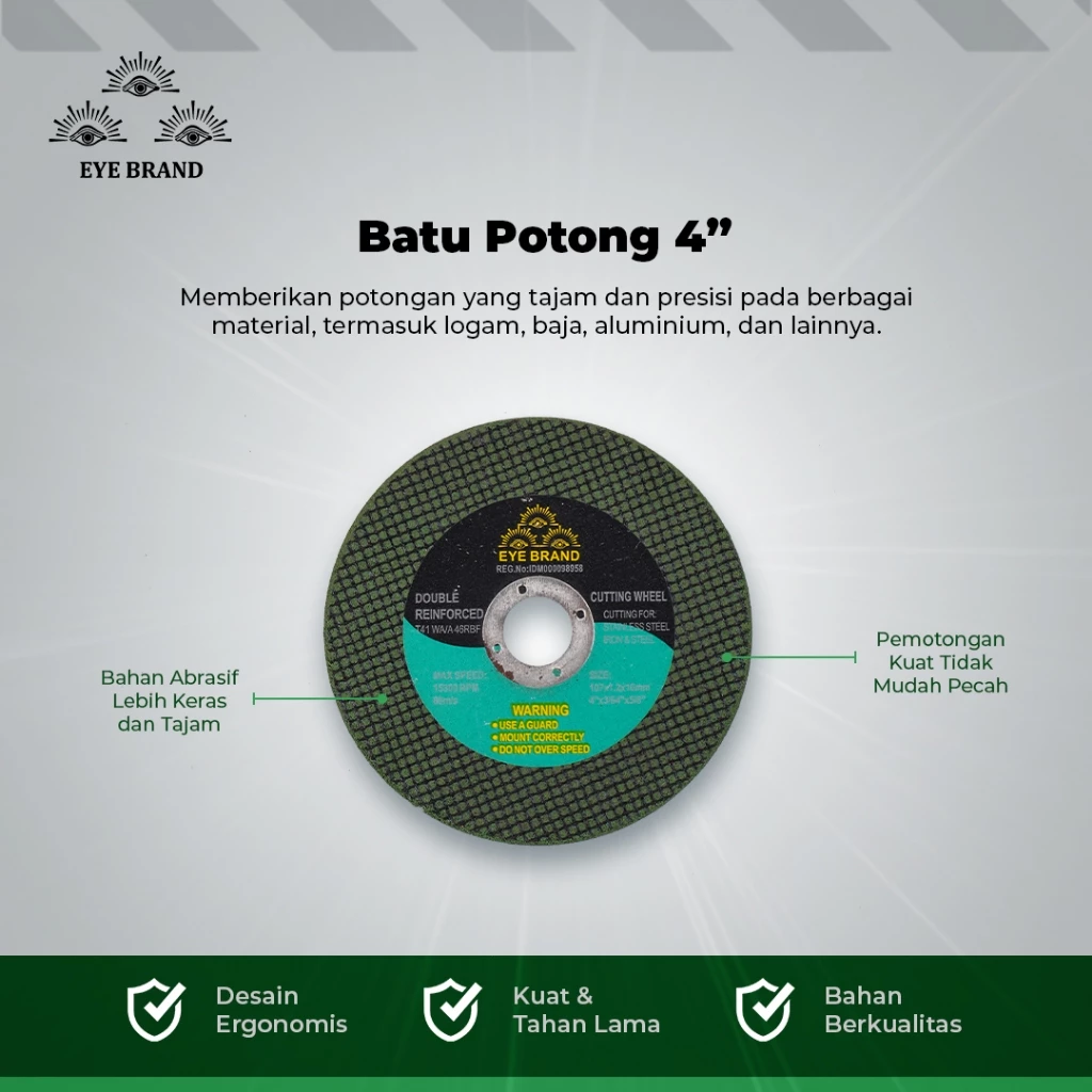 Mata Gerinda Potong Cap Mata 4 Inch