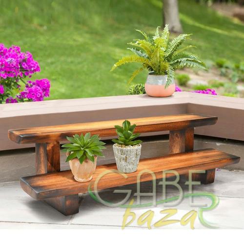 Rak Pot Kayu Antik Mini 2pcs Pak hari jaksel