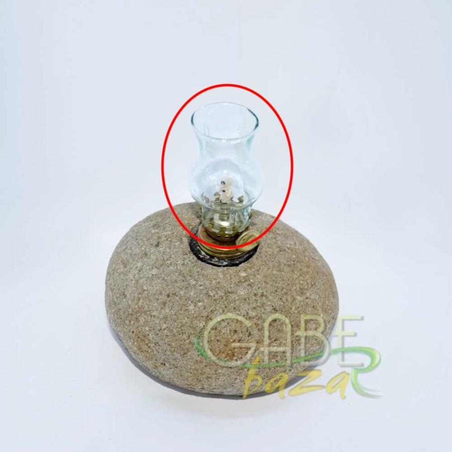 Lampu Teplok Batu Kecil Pakai Kaca