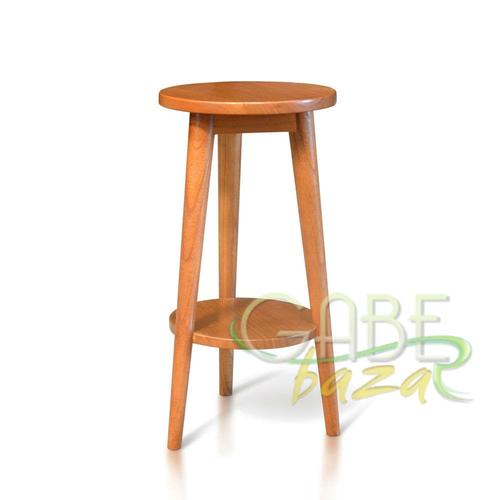 Meja Sudut Lingkaran Mini Kayu Modern