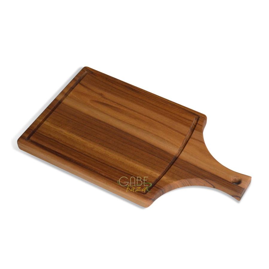 Talenan Motif Jerapah Kayu Jati - Handmade, Food Grade, dan Tahan Lama