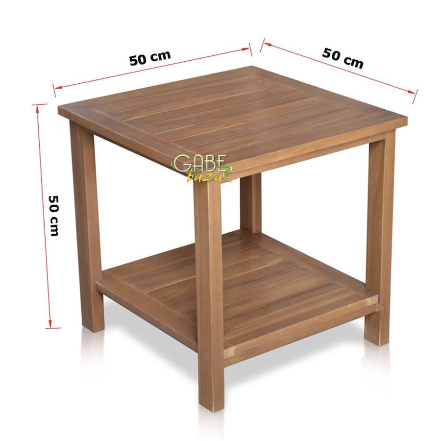 Meja Samping Model kebun Kayu Jati Kualitas Export