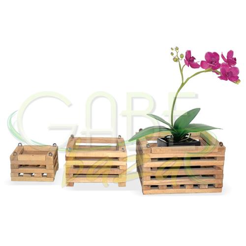 Pot Anggrek Kayu