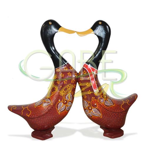 PATUNG BEBEK BATIK LOVE SET OF 2