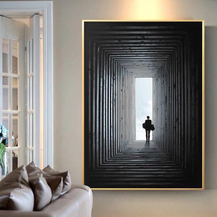 Lukisan Dinding Abstrak Aesthetic Hiasan Dinding Rumah
