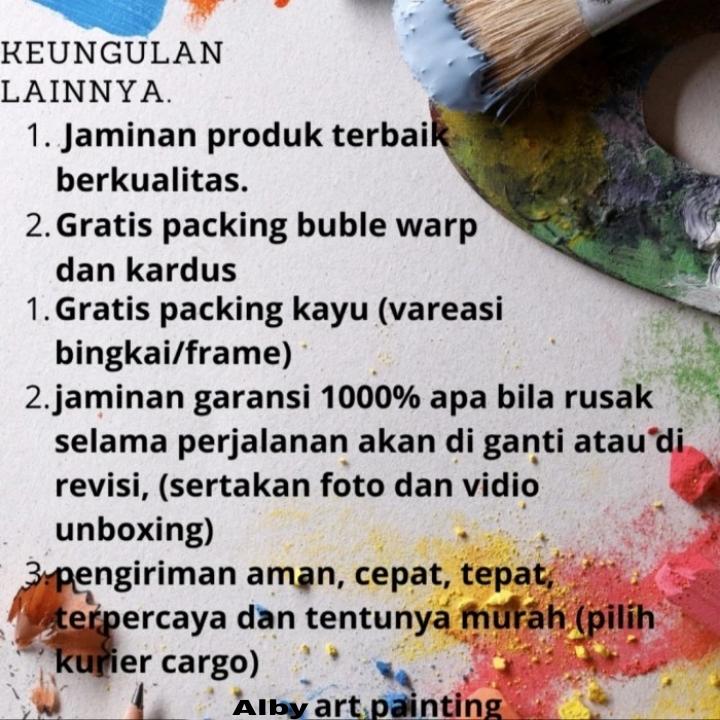 Lukisan Pemandangan Sunset Lukisan Kanvas Hiasan Dinding Ruang Tamu 