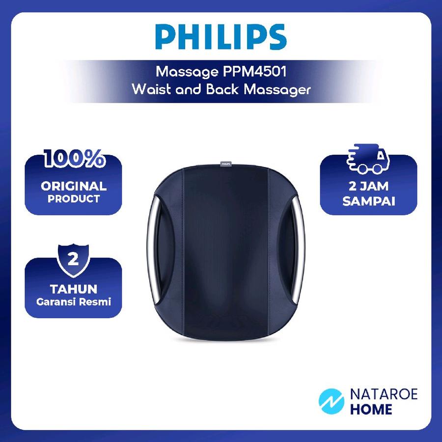 Philips massage PPM4501 Alat Pijat Pinggang dan Punggung dengan Fitur Pemanas