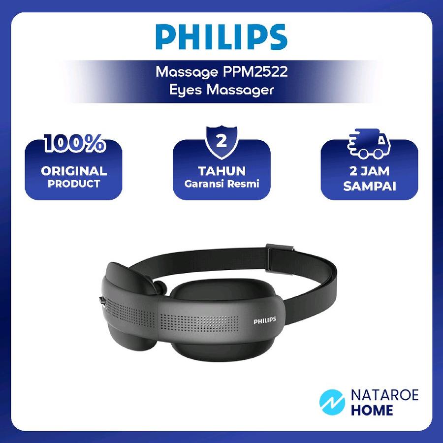 Philips Massage PPM2522 Alat Pijat Mata 3 Temperatur Tidak Menekan Mata