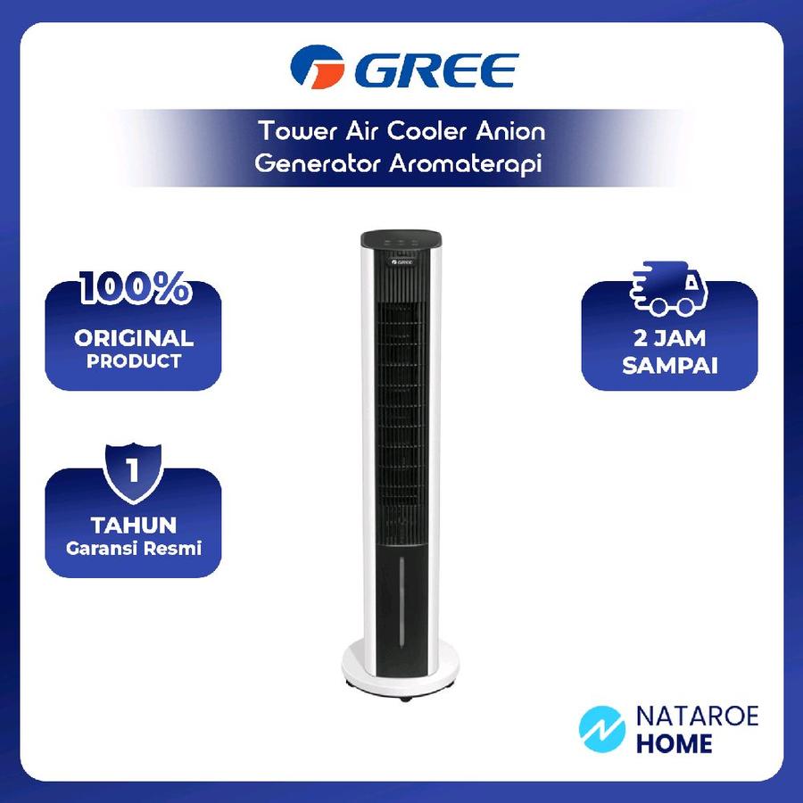 Gree Tower Air Cooler Anion Generator Aromaterapi (6 L) - Model GTA-ACOOL6