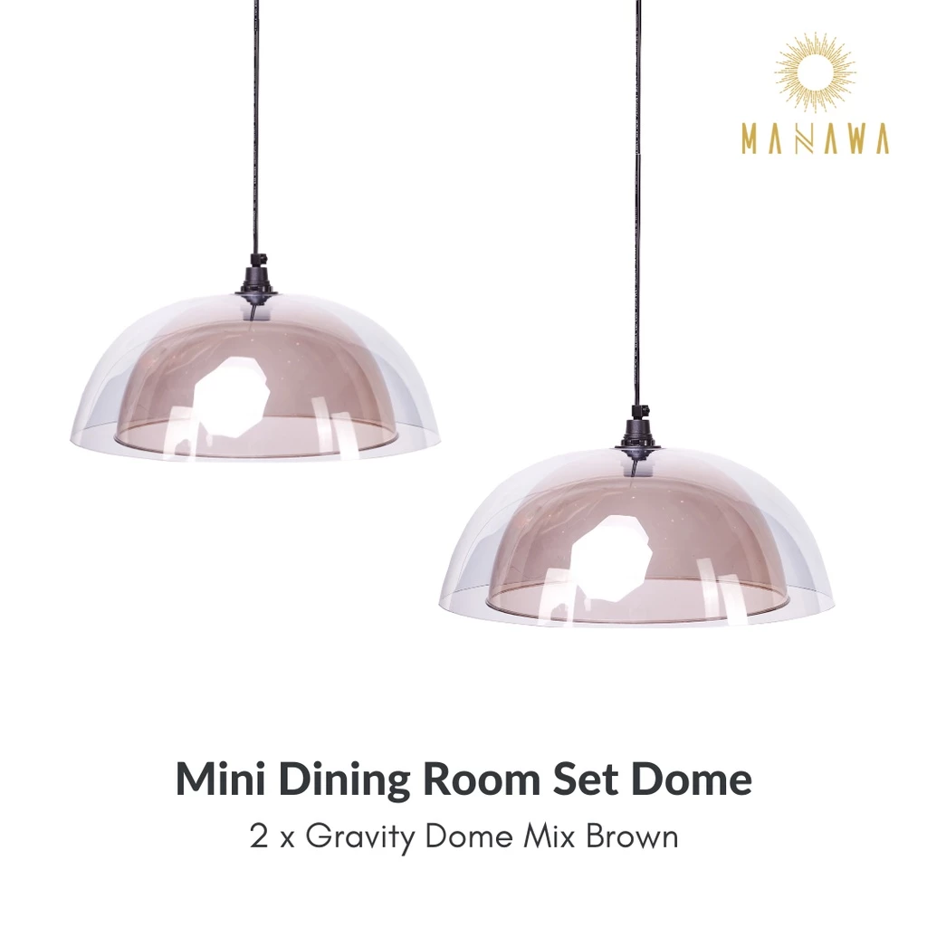 Manawa Mini Dining Room Set Gravity Dome Lampu Gantung 2