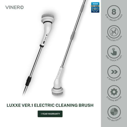 Vinero Luxxe Electric Spin Mop Scrubber Cleaning Brush Portable 8in1