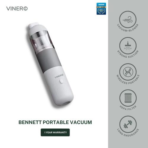 Vinero Bennett Portable Car Vacuum Blower HEPA Filter Free Accessories