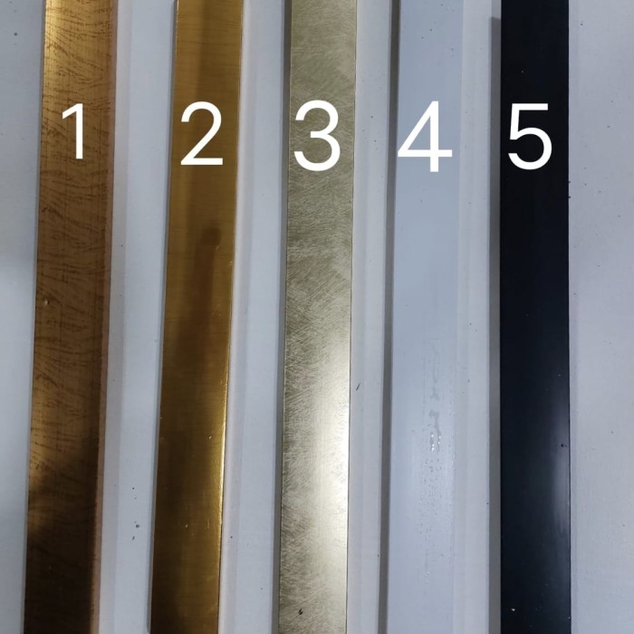 Lukisan dinding ruang tamu abstrak bulu gold modern art