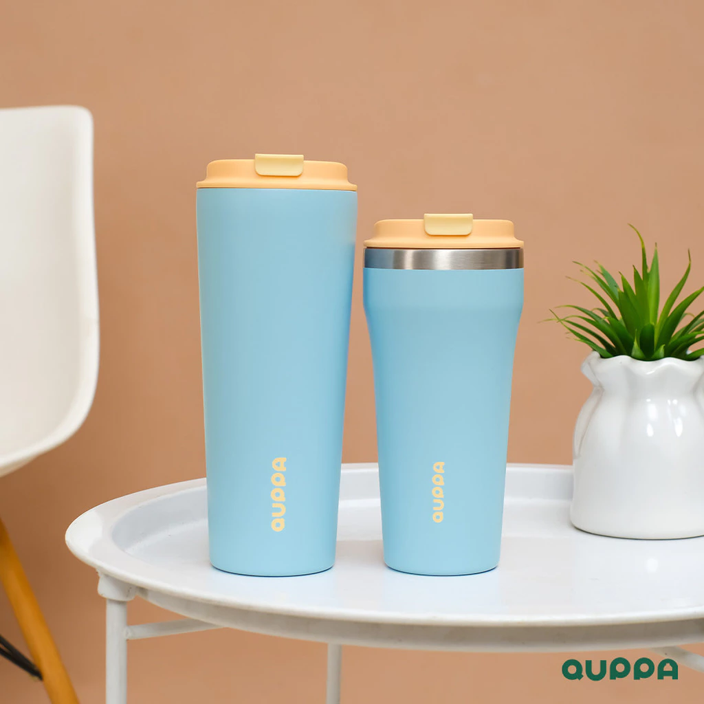 Quppa In-N-Out Pixie Blue 480ml Botol Minum Thermos Tumbler