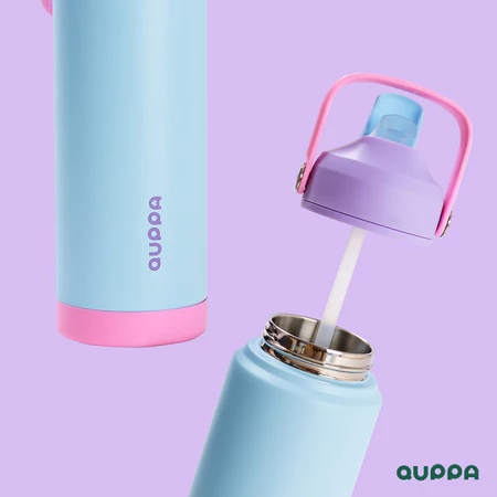 Quppa RubberSip Twilight Blue 550ml Botol Minum Thermos Tumbler