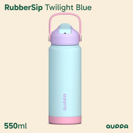 Quppa RubberSip Twilight Blue 550ml Botol Minum Thermos Tumbler