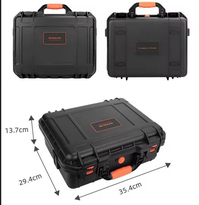 Sunnylife Safety Carrying Case Waterproof Hard Shell Tas DJI RS 4