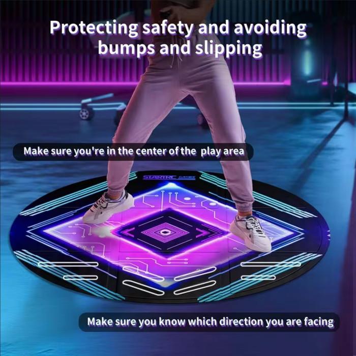 Startrc Super Soft Round VR Gaming Floor Mat Oculus Quest 3 / 2 PSVR 2 