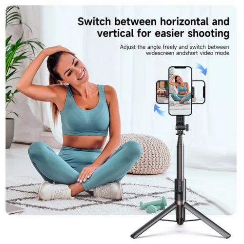 Telesin 1.3m Bluetooth Remote Control Selfie Stick for GoPro or Phone