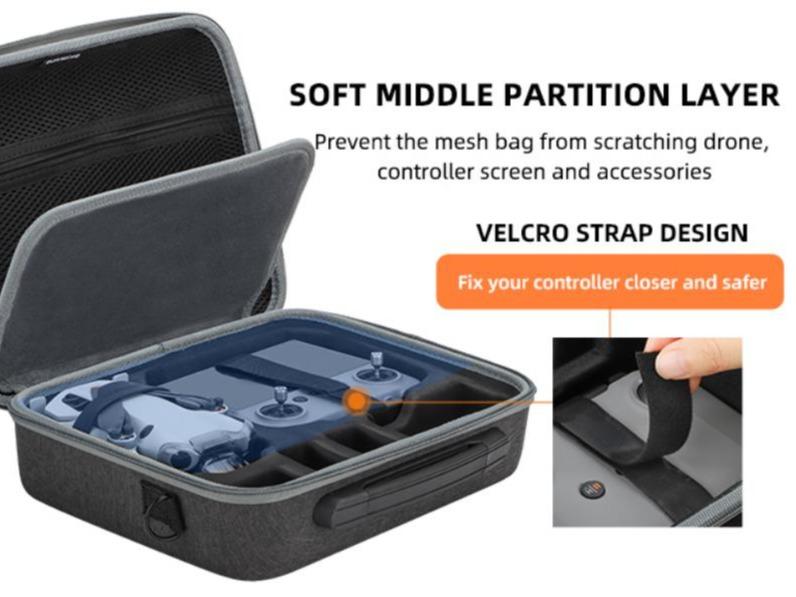 Sunnylife Carrying Case Combo Bag Hard Travel Case DJI Mini 4 Pro