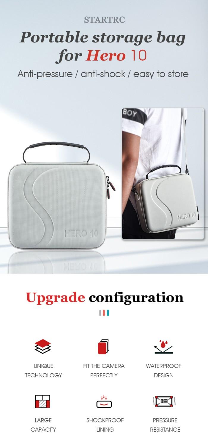 Startrc Portable Storage Carrying bag Case for GoPro Hero 10 / 9 / 11