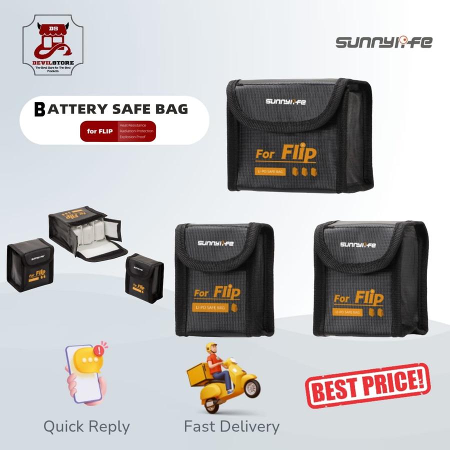 Sunnylife LiPo Safe Bag Explosion-proof Protective Battery Storage Bag DJI FLIP