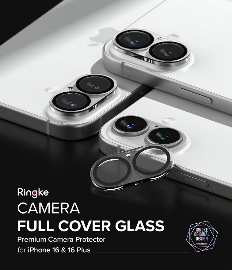 Ringke Lens Frame Glass Anti Gores Kamera iPhone 16 / 16 Plus / 16 Pro / 16 Pro Max Tempered Glass Camera Protector