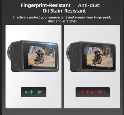 Sunnylife Lens Screen Protective Tempered Glass Film OSMO Action 3