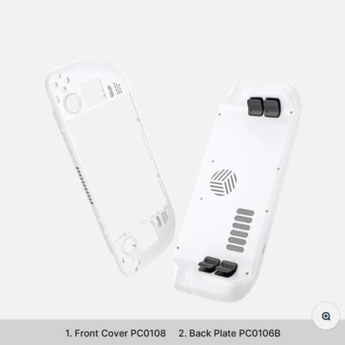 JSAUX DIY Transparent Cover Series For Steam Deck Clear Cover Case