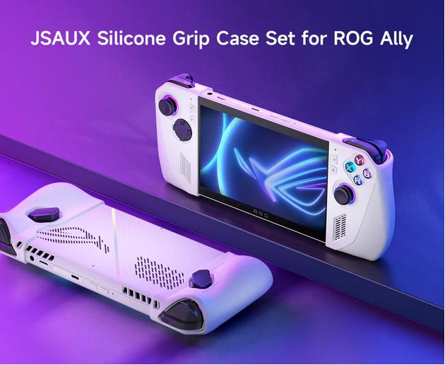 JSAUX Silicone Grip Case Set for ROG Ally with Thumbsticks Cap