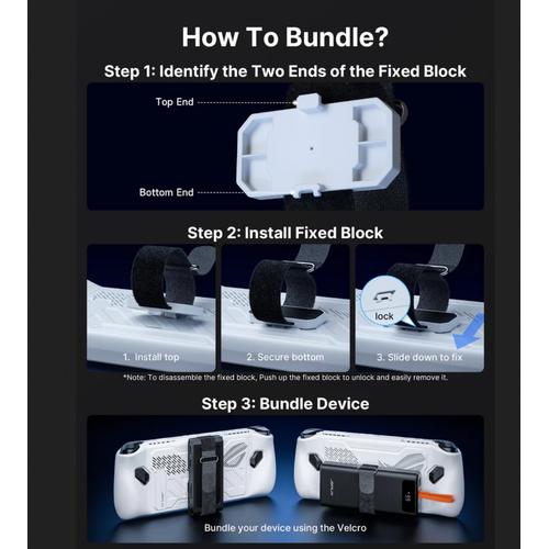 JSAUX Modcase for ROG Ally Casing ROG ally Modcase