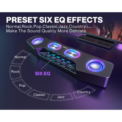 Fifine A16 Bluetooth RGB Game speaker computer gaming speaker
