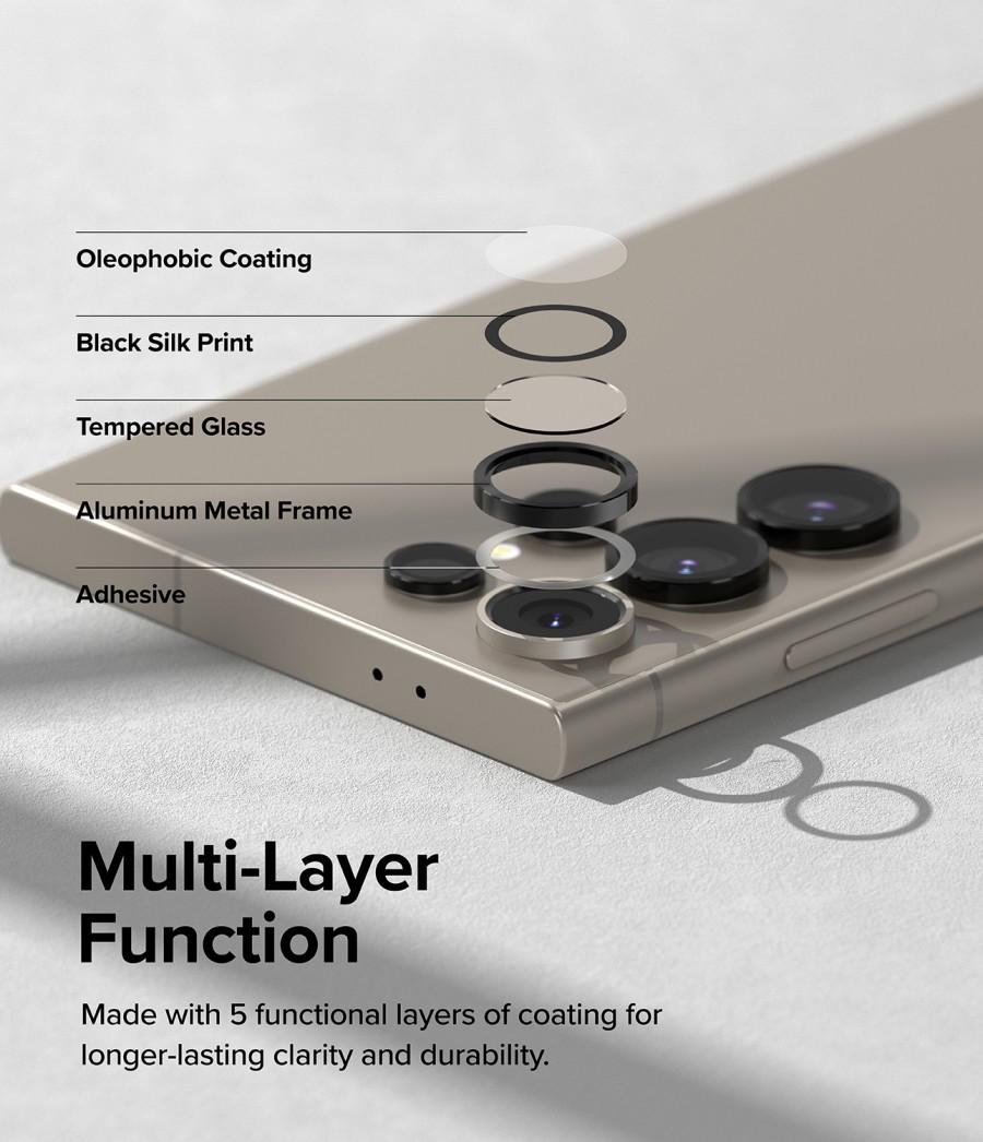 Ringke Camera Lens Frame Glass Samsung S24 Ultra S24 / S24 Plus Camera