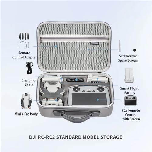 Startrc PU Shoulder Bag Carrying Case Dji Mini 4 Pro Fly More Combo