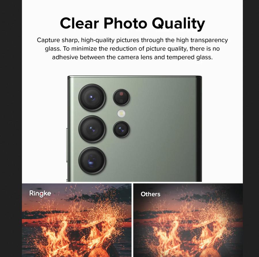 Ringke Camera Lens Frame Glass Samsung S23 Ultra S23 / S23 Plus Camera
