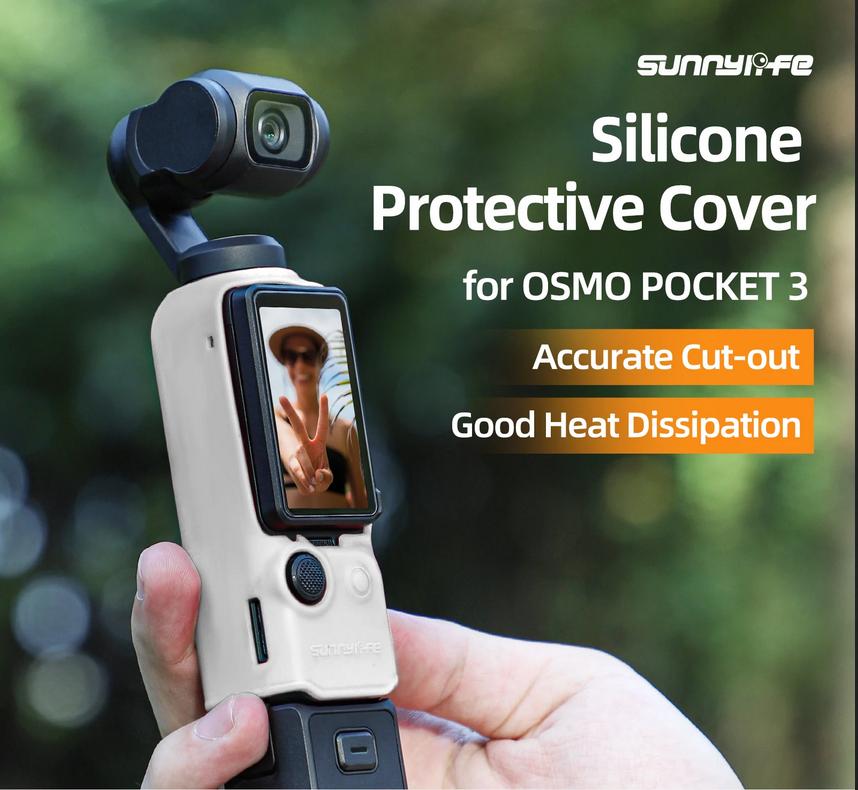 Sunnylife Silicone Cover Anti Heat Protector Case DJI Osmo Pocket 3