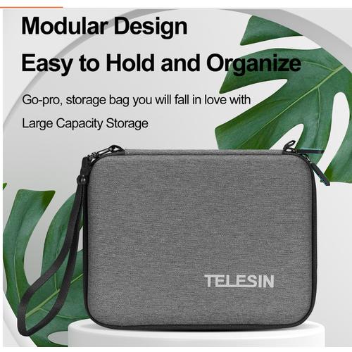 Telesin Medium size Protective EVA Carrying Case Gopro Hero 11/10/9/8