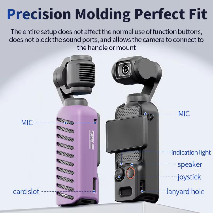 STARTRC TPU Durable Anti-Scratch Protective Cover Case DJI Osmo Pocket 3