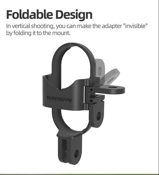 Sunyylife Foldable Mount Adapter Protective Frame Insta360 Go 3S / 3