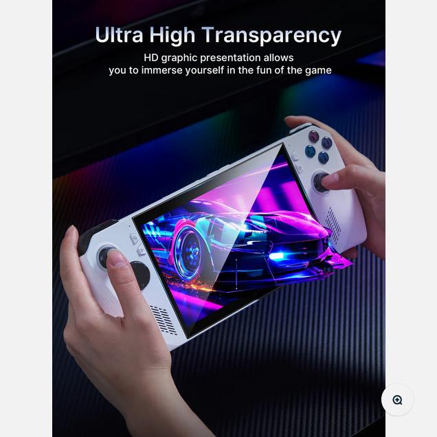 JSAUX Tempered Glass Screen Protector For ROG Ally X and ROG Ally - HD Clear