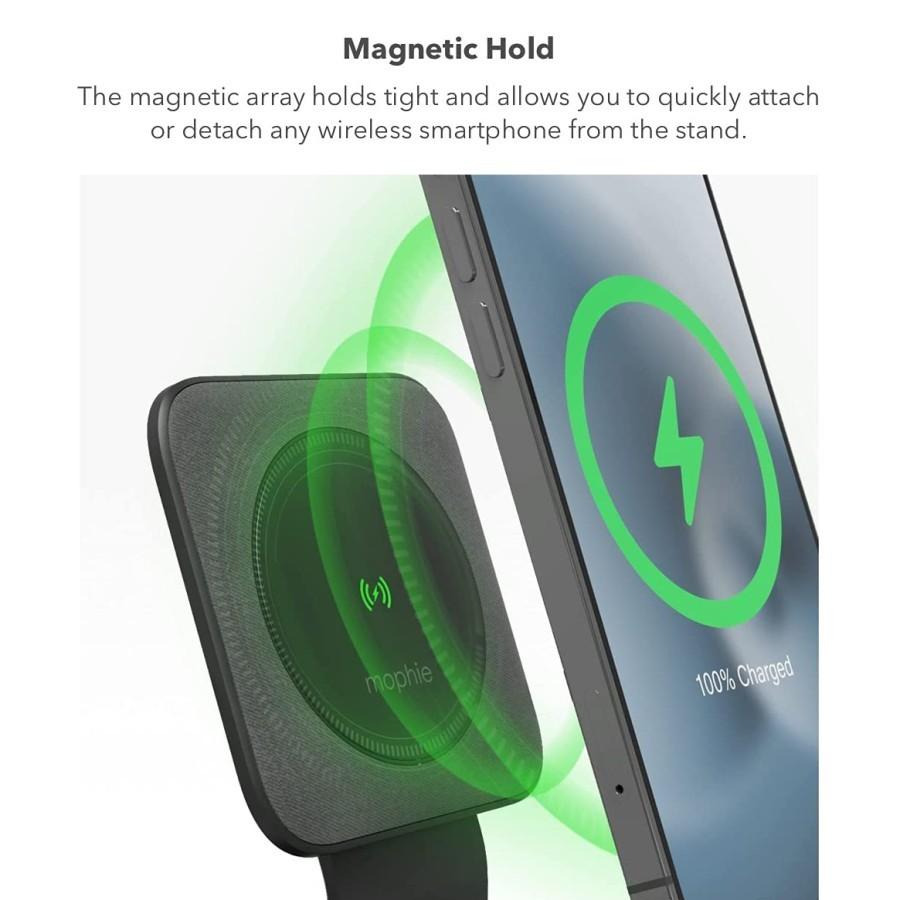 Mophie Fast Wireless Charger Stand Snap+ Qi Charging 15W